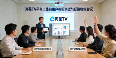 海星TV平台上线前用户体验测试与反馈收集会议场景